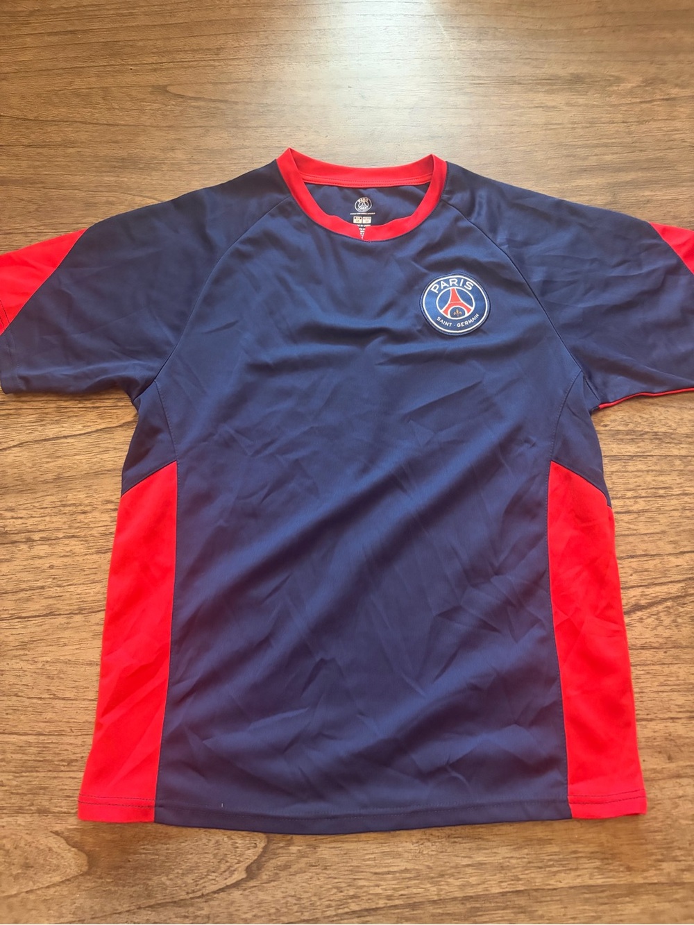 Paris Saint-Germain Navy & Red Athletic Tee